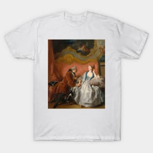 The Declaration of Love by Jean-Francois de Troy T-Shirt